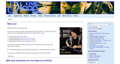 Desktop Screenshot of livelooping.org